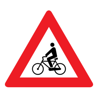 MOPED CROSSING SIGN Logo PNG Vector