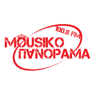 Mousiko Panorama 100.8FM Logo PNG Vector