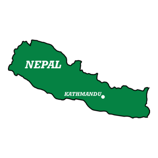 NEPAL MAP Logo PNG Vector