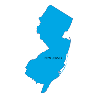 NEW JERSEY MAP Logo PNG Vector