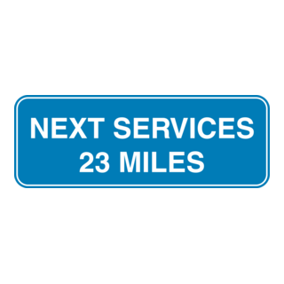NEXT SERVICES 23 MILES SIGN Logo PNG Vector