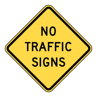 NO TRAFFIC SIGNS Logo PNG Vector