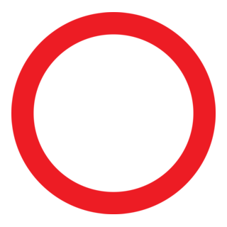 NO VEHICLES SIGN Logo PNG Vector