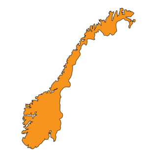 NORWAY MAP Logo PNG Vector