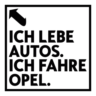 Opel Ich Lebe Autos Logo PNG Vector