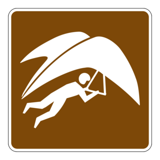 PARAGLIDING AREA SIGN Logo PNG Vector