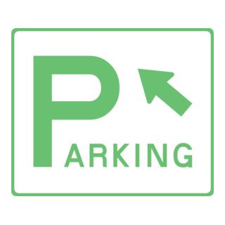 PARKING DIRECTION SIGN Logo PNG Vector