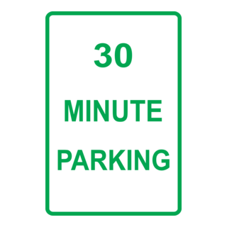 PARKING TRAFFIC SIGN Logo PNG Vector