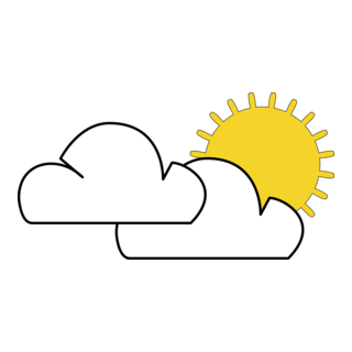 PARTLY SUNNY WEATHER Logo PNG Vector
