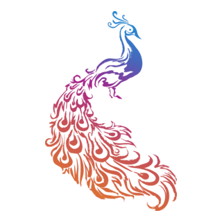 Peacock Logo PNG Vector