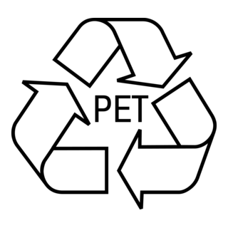 PET Recycling Logo PNG Vector