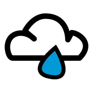 RAIN WEATHER SYMBOL Logo PNG Vector