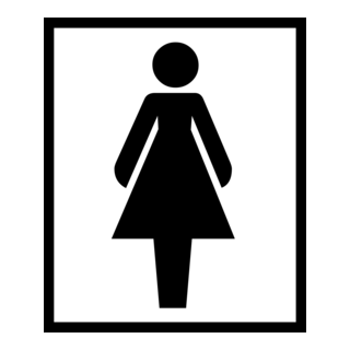 RESTROOM FOR WOMEN SIGN Logo PNG Vector