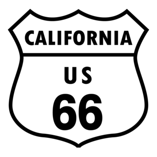 ROUTE 66 ROAD SIGN Logo PNG Vector
