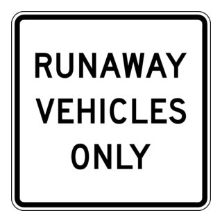RUNAWAY VEHICLES ONLY. Logo PNG Vector