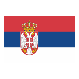 Serbian Flag Logo PNG Vector