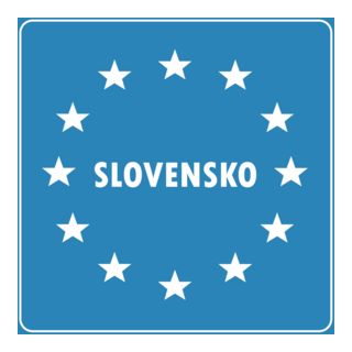 SLOVAKIA ENTRANCE ROAD SIGN Logo PNG Vector