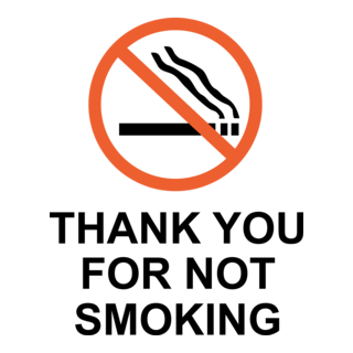 SMOKING FORBIDDEN SIGN Logo PNG Vector