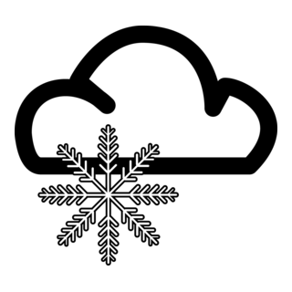 SNOW WEATHER SYMBOL Logo PNG Vector