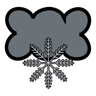 SNOWY WEATHER SIGN Logo PNG Vector