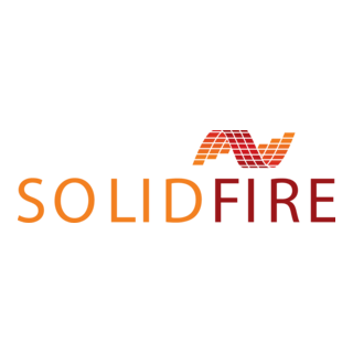 Solid Fire Logo PNG Vector