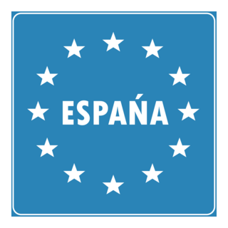 SPAIN ENTRANCE ROAD SIGN Logo PNG Vector