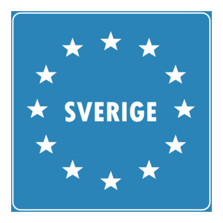 SWEDEN ENTRANCE ROAD SIGN Logo PNG Vector