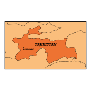 TAJIKISTAN MAP Logo PNG Vector