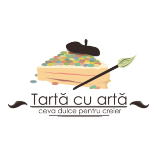Tarta cu arta Logo PNG Vector