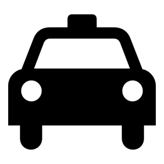 TAXI VEHICLE SIGN Logo PNG Vector