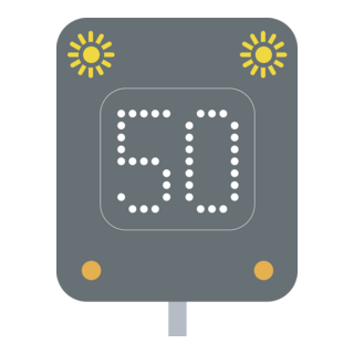 TEMPORARY SPEED HIGHWAY SIGN Logo PNG Vector