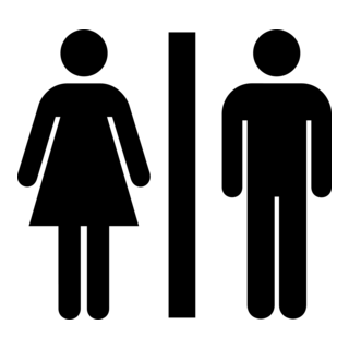 TOILETS SIGN Logo PNG Vector