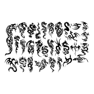 Tribal 4 Logo PNG Vector