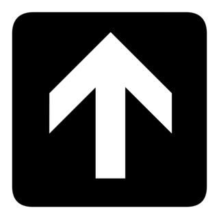 UP ARROW SIGN Logo PNG Vector