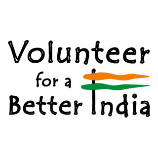 Volunteer for a Better India Logo PNG Vector
