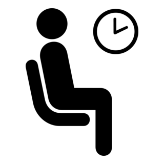 WAITING ROOM SIGN Logo PNG Vector