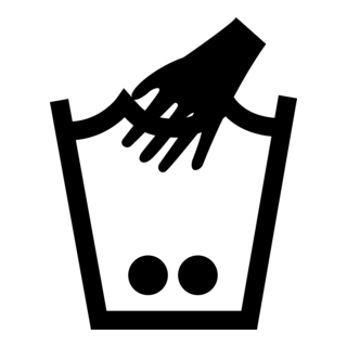 WASH GENTLY SYMBOL Logo PNG Vector