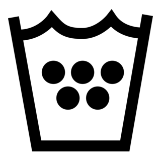 WASH IN WATER SYMBOL Logo PNG Vector