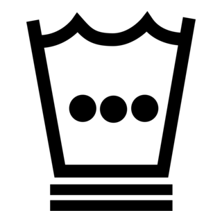 WASH IN WATER SYMBOL Logo PNG Vector