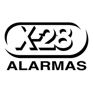 X-28 Alarmas Logo PNG Vector