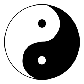 YIN YANG SYMBOL Logo PNG Vector