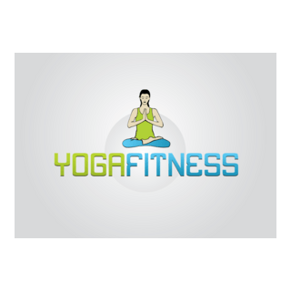 YOGA FITNESS DESIGN Logo PNG Vector