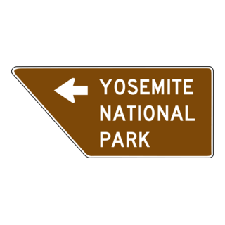 YOSEMITE PARK DIRECTION SIGN Logo PNG Vector