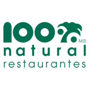 100% Natural Restaurantes Logo PNG Vector
