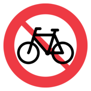 BICYCLE TRAFFIC FORBIDDEN Logo PNG Vector