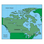 CANADA MAP Logo PNG Vector