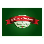 CHRISTMAS NEW YEAR LABEL Logo PNG Vector