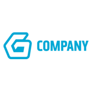 Company Blue G Logo PNG Vector