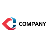 Company C Ribbon Logo PNG Vector