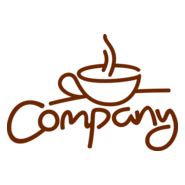 Company Coffee Cup Logo PNG Vector